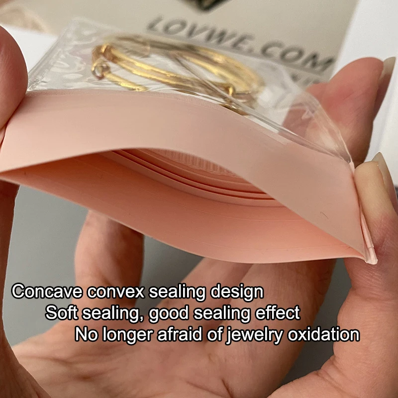 product a1 jewelry bag custom logo plastic small frosted jewelry pouch zipper tpu eva pvc packaging bags for jewelry storage bag-9