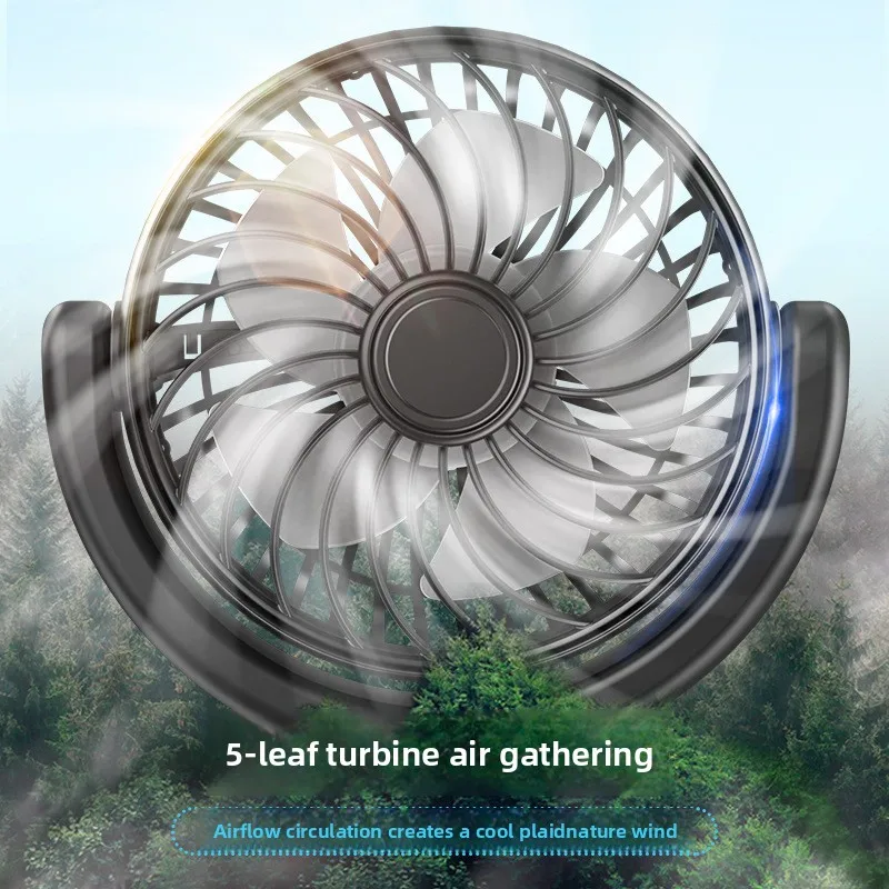 Headrest Mini Cooling Fan, 5V, 360° - detail 8