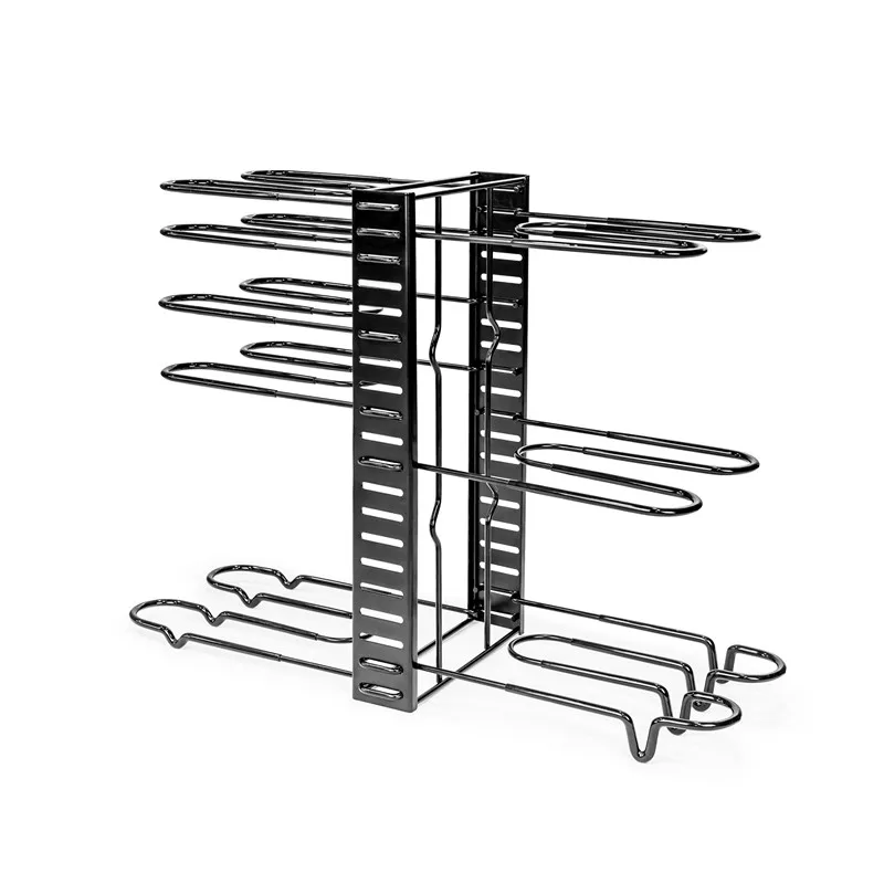 Kitchen Counter And Organization Storage Pot Rack Organizers Adjustable Pot Lid Holder