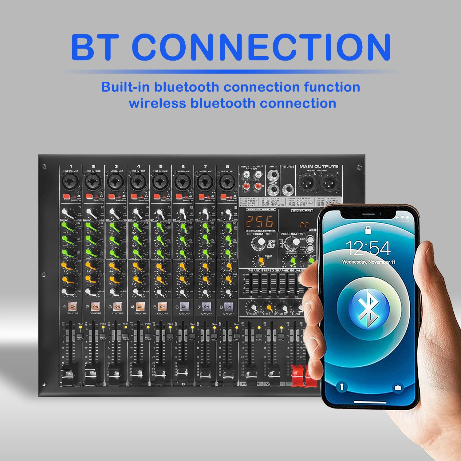 Multifunctional Professional Sound Audio Dj Mixer Made in China