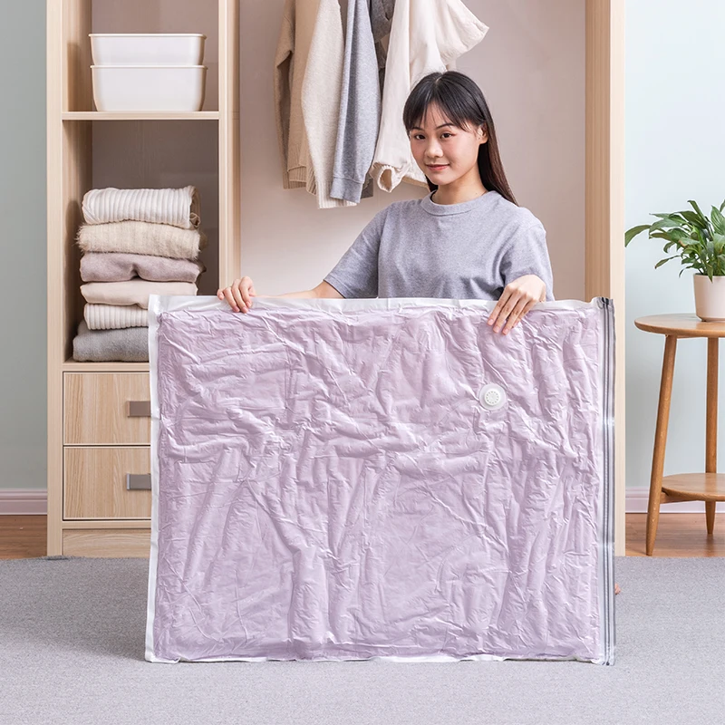 Factory Direct Custom Large Plastic Storage Bags for Travel Vacuum Clothing and Bedding Storage
