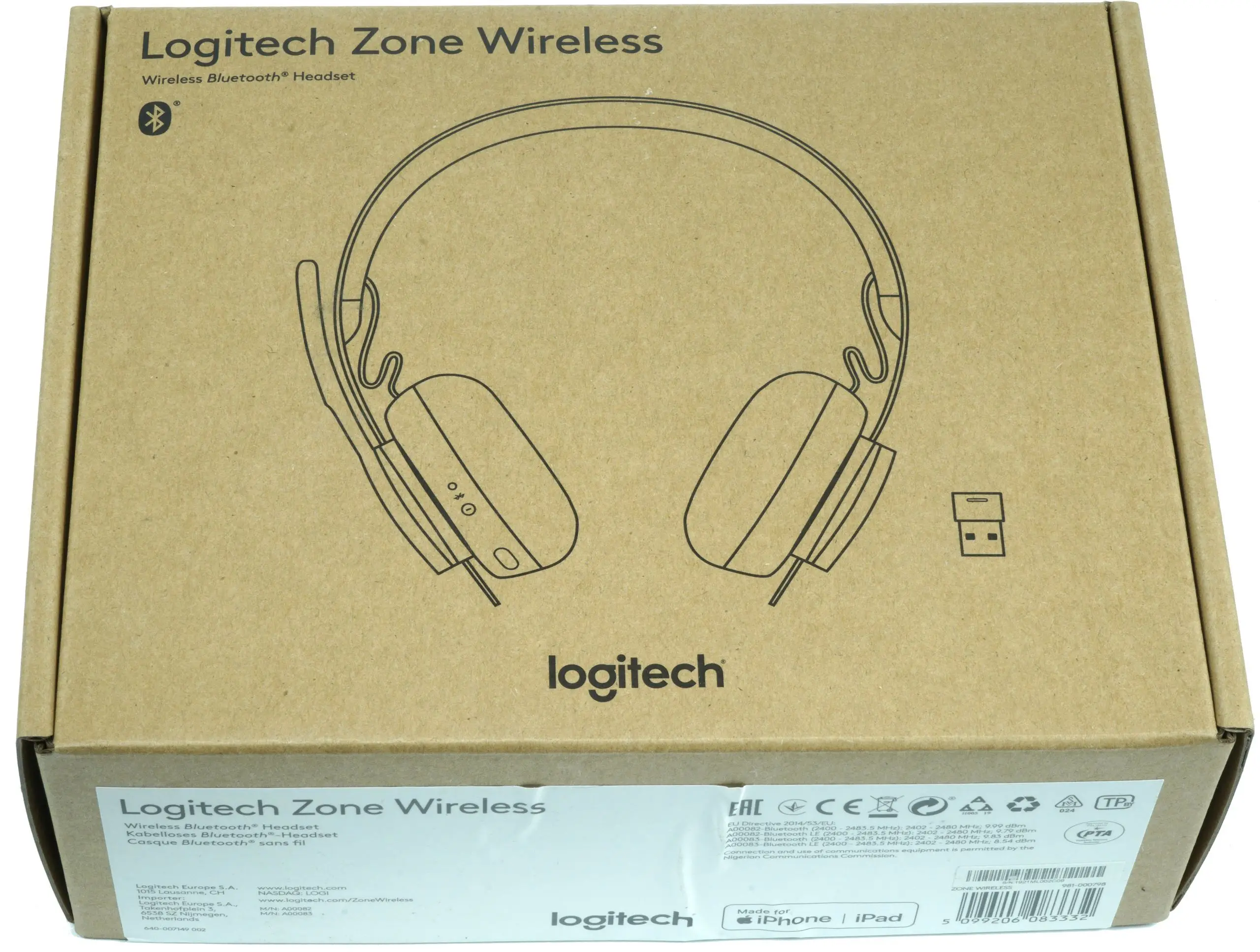 Logitech zone wireless. Logitech zone vibe 125.