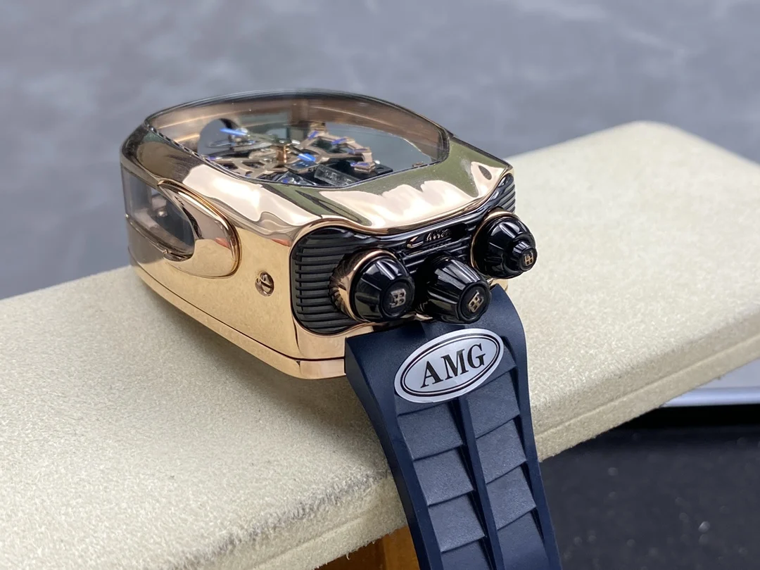 Jacob Co Luxury Men's Automatic Mechanical Watch Visual Rose Gold Shell with Pointer Dial Display High Quality Factory Price