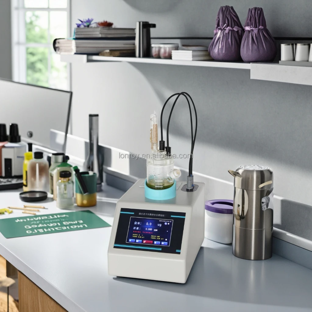 Karl Fischer Coulometric Moisture Analyzer High Precision Karl Fischer Coulometric Moisture Meter Moisture Test Instrument