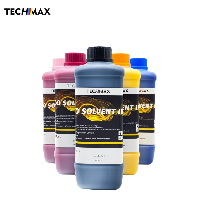Новый продукт, экологически чистые печатные чернила на основе растворителя для струйного принтера Epson L1300 L1800