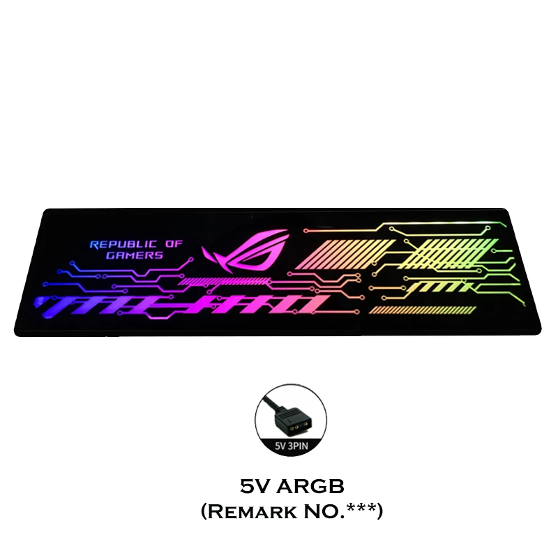 MOD PC Case Panel RGB Lighting Board Backplate For Asus ROG Strix Helios  Case,Support M/