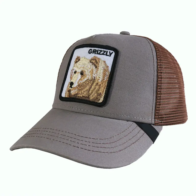 grizzly trucker hat