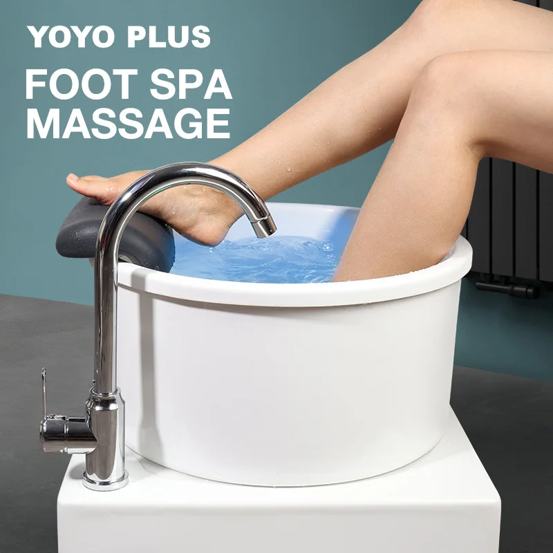 ネイルアシスタントスタジオサポート プレートツーライト付きペディキュアスタンド 工場卸売サロン機器ペディキュアボウルフットスパタブネイル