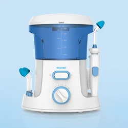 10 уровней давления воды нитью зубная щетка и носовой ирригатор для полости рта воды ирригатор 8 струи воды советы для каждого члена семьи 600 мл Электрический ирригатор носовой