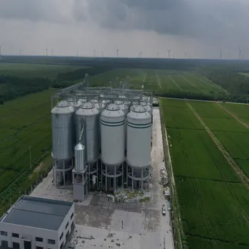 Large Diameter Prefabricated Galvanized Silo System - Fully Customizable Design