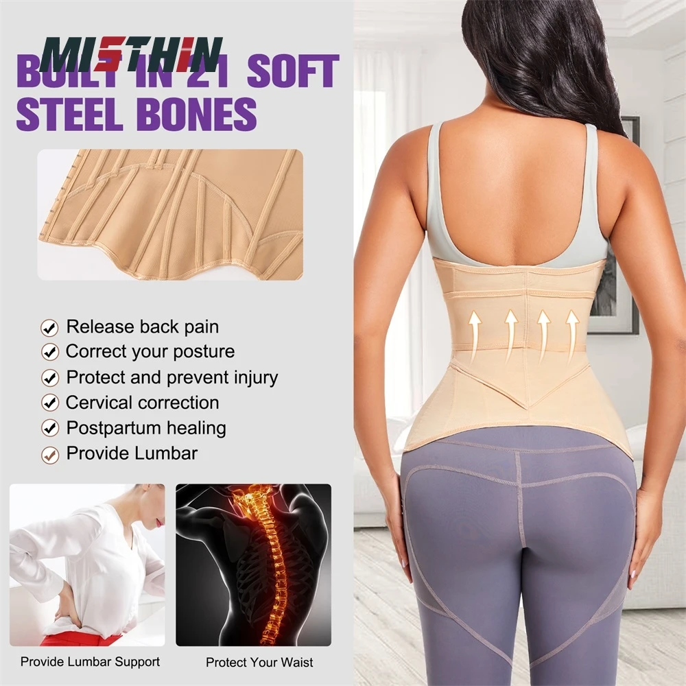 Women Wrap Girdle Full Body Belt Corset Tummy Control Shaper Waist Trainer Shaperwear factory