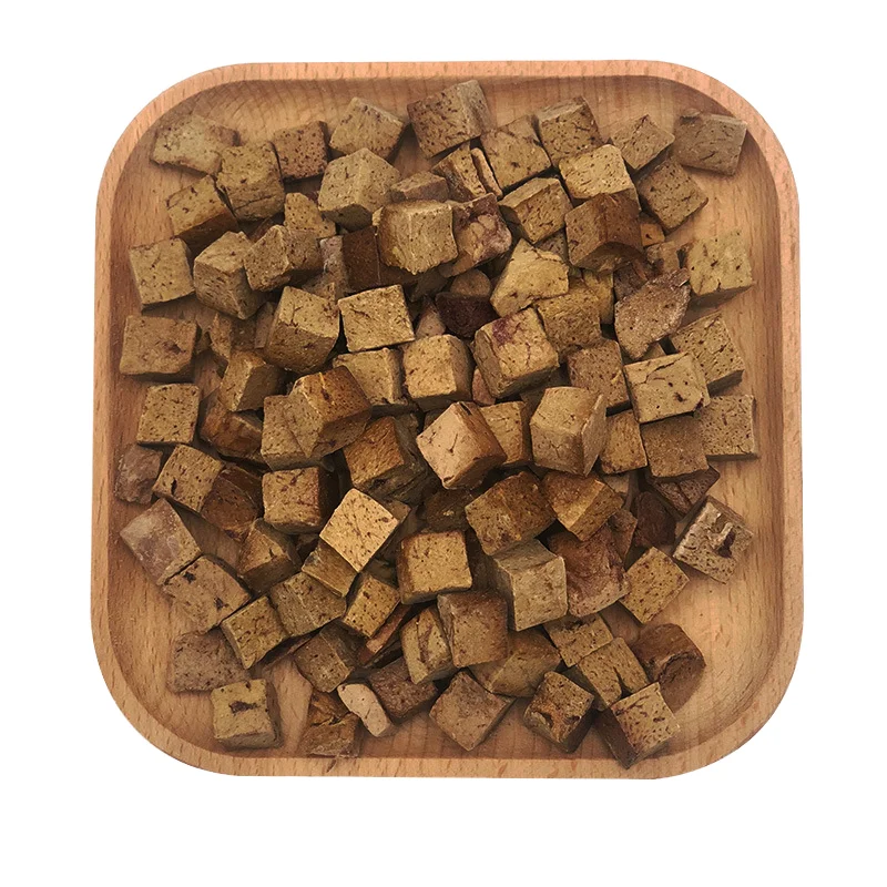 Carton Bulk 10kg Wholesale High-Protein Freeze-Dried Liver Cubes (Chicken/Duck/Beef) for Dogs & Cats-All Life Stages Pet Treats