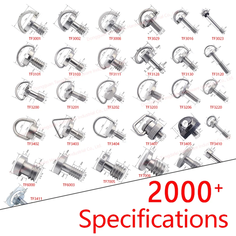 M4 Quick Release Screws Spy Hidden Screw Camera High Quality 304 Stainless Steel Zigzag Slot