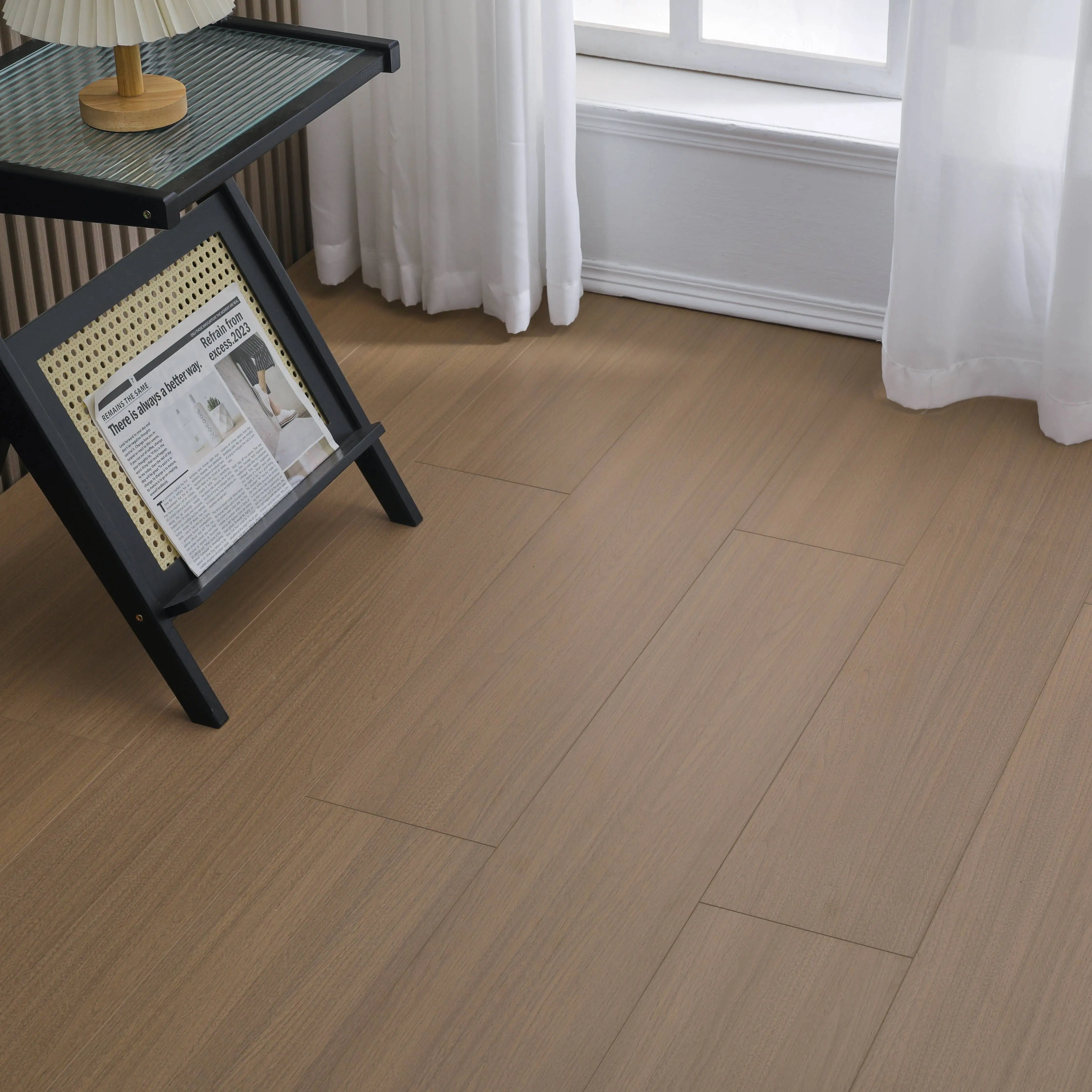 product brown household solid wood composite flooring waterproof wear resistant texture clear environmental protection-3