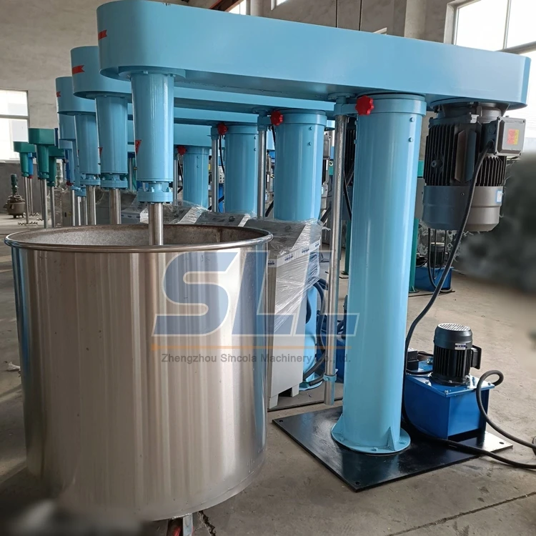 Paint Graphite Printing Oil Pigment Making Machine High Speed Hydraulic Lifting High Speed Disperser