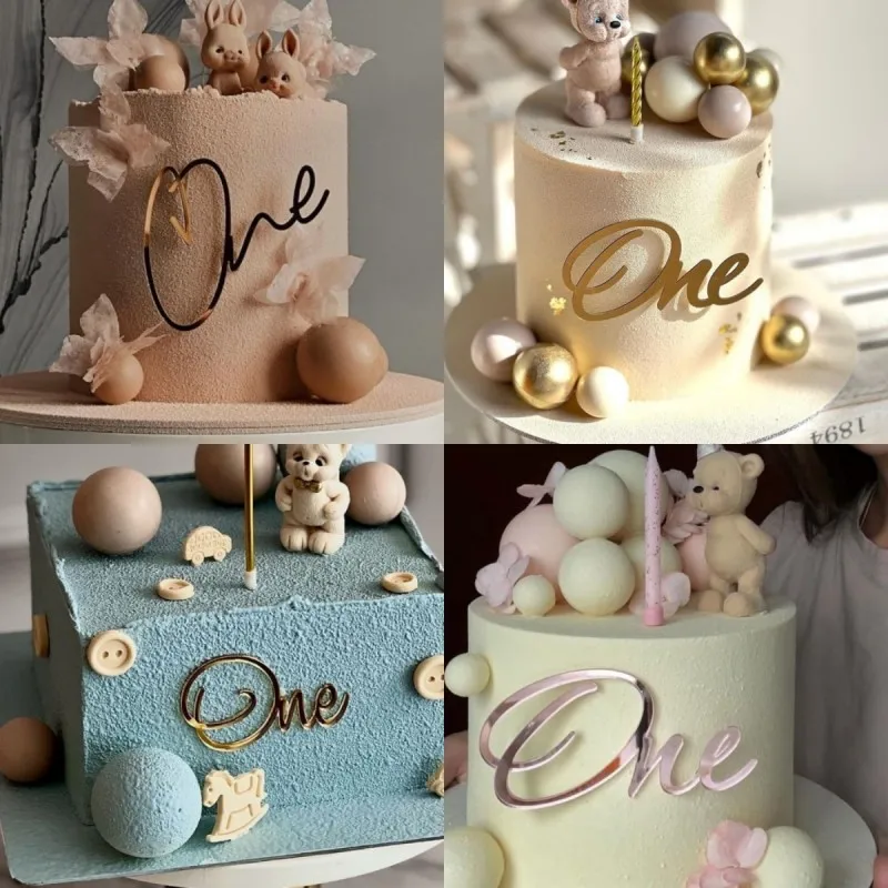 Decorazione per torta a forma di cigno glitterato: decorazione per la festa del primo compleanno - Italia