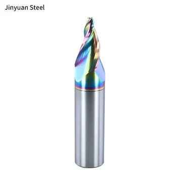 12 handle taper knife 60 degree tungsten steel knife hard alloy milling cutter customized cutting tool for aluminum