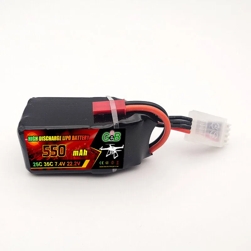 GEB Drone Battery 3.7v  7.4V 22.2V 550mah Lithium Battery for Drone
