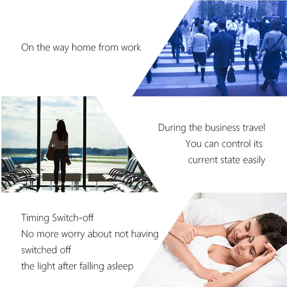 Smart Life Tuya App Control Fan Light Switch Wifi Remote Control 8 Gang