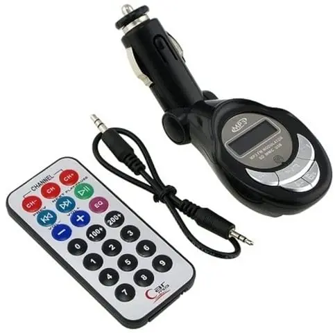 Car Music MP3 Player FM Transmitter Modulator Dual USB Charging SD MMC Remote
