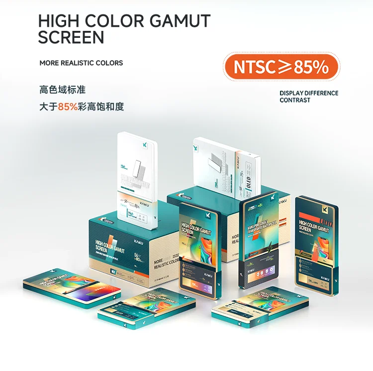 Kaiku Screen for X XR XS MAX 11 12 PRO MAX 13 - High Color Gamut