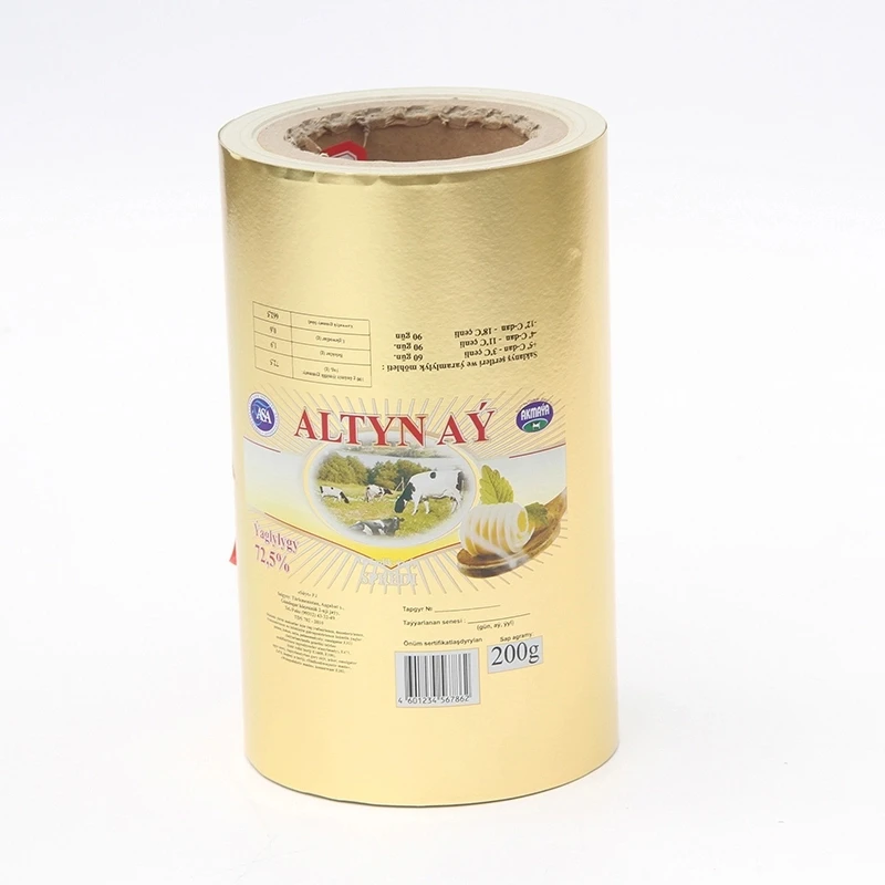 Rollo de envoltura de papel de aluminio de color para alimentos