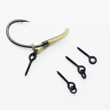 Fopytu Lot De 10 Arrêts Bouillette Cheveux Carp Fishing – Bouchons Appâts Verts, Anti-Décrochage Pour Carpe, Matériel Pêche
