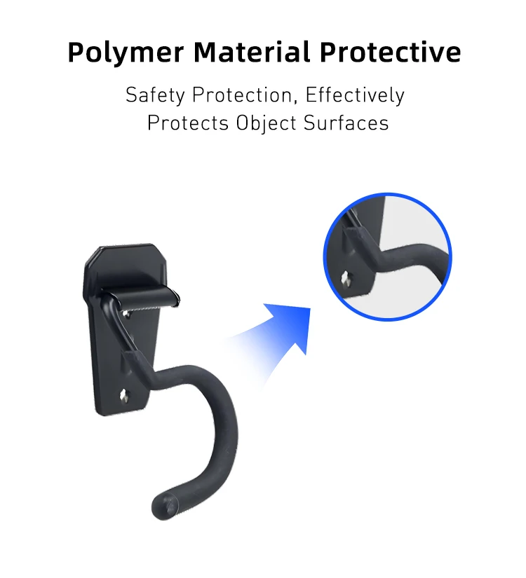 Modern Design Home Storage System Wall Mounted Storage Metal Wall Hook for Cleaning Tools manufacture