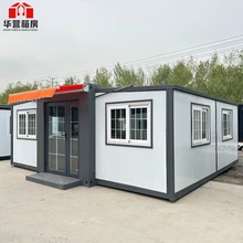 40 ft 20ft Folding Expandable Container House 3 Bedroom Prefabrication Folding Tiny House Modular Home Expandable Container Hous