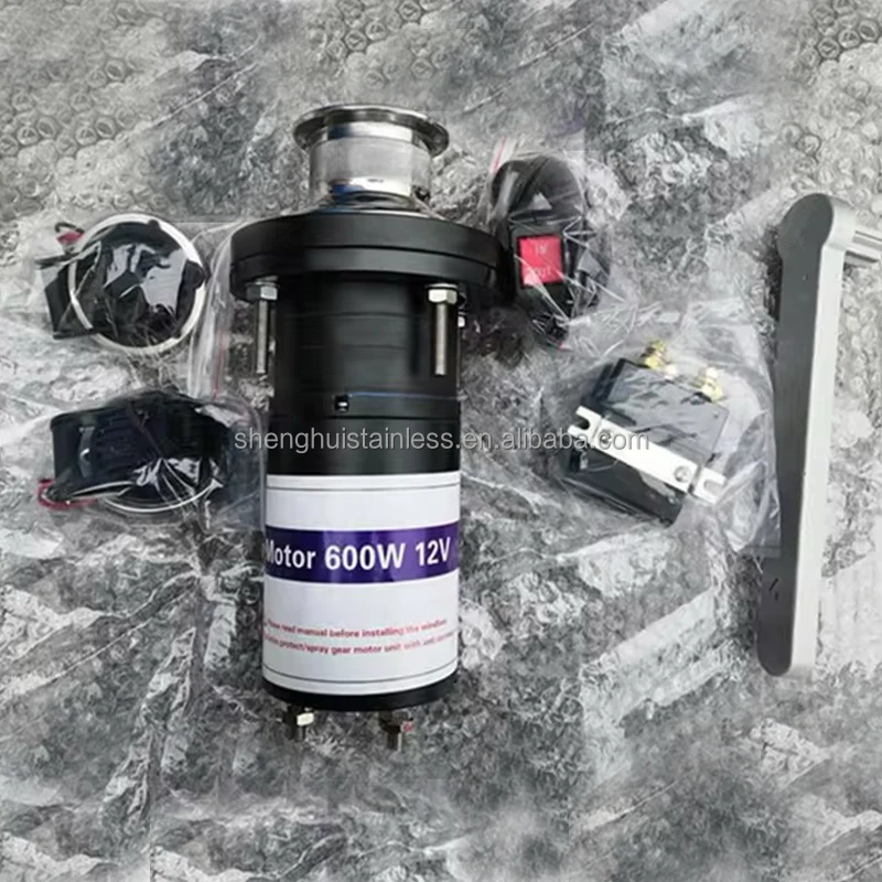 guincho Elétrico à Prova d'Água 12V 800W-1600W 13000lbs para Âncora, Kit de Ferramentas de Resgate em Campo 4x4 de Emergência