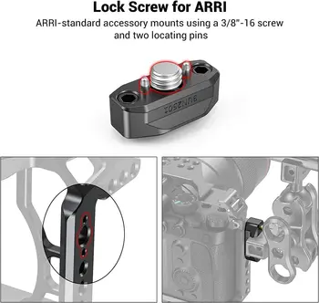 Smallrig Nato Rail with Locating Screw for Arri 35mm Bun -2501b