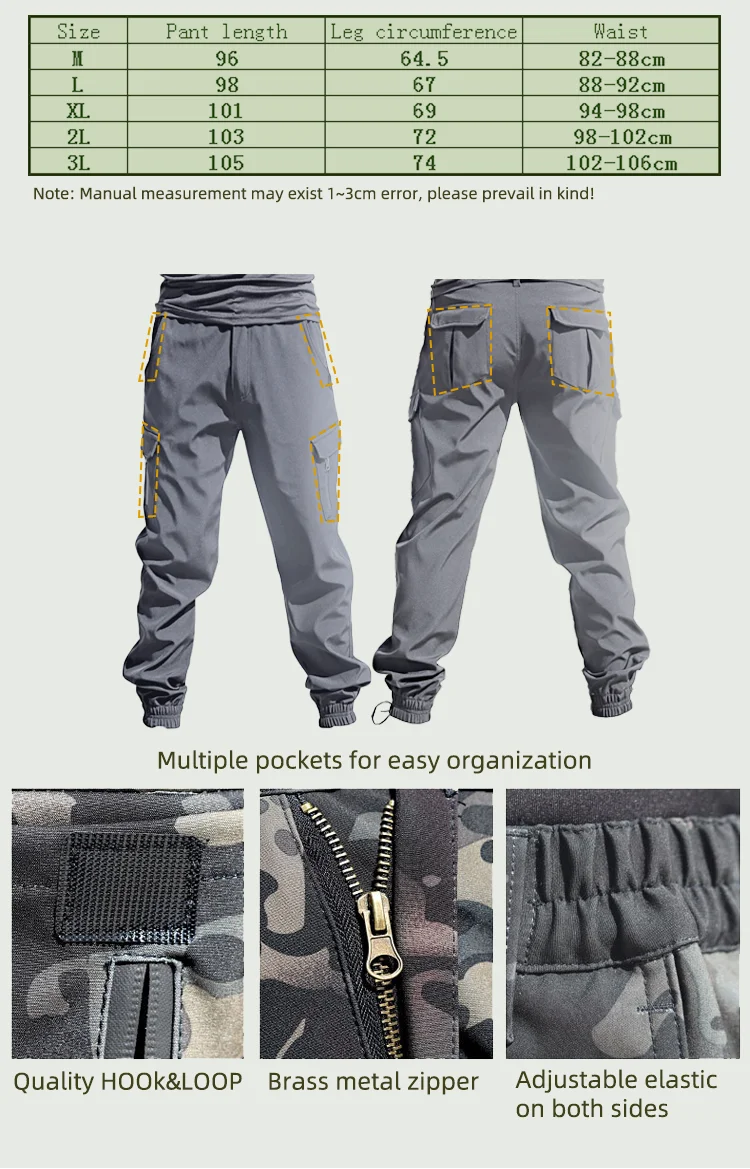 Custom Tactical Cargo Trousers Training pants 