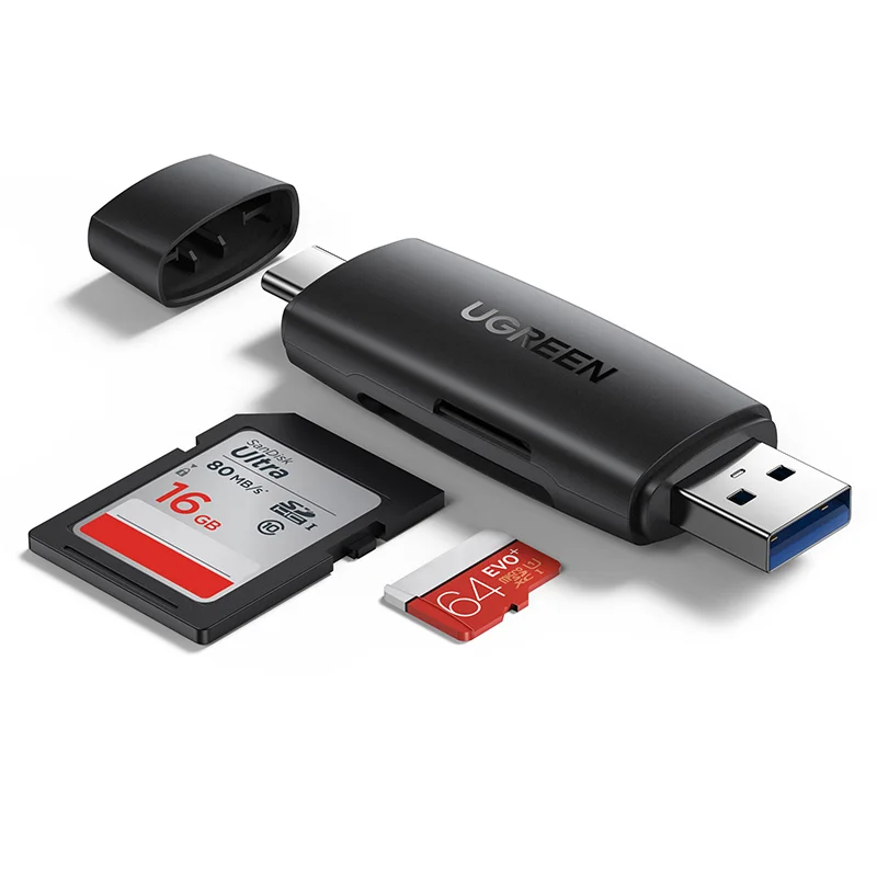 3 in 1 Type C USB OTG Adapter SD/TF Card Reader For iPhone 15 &Samsung Android e