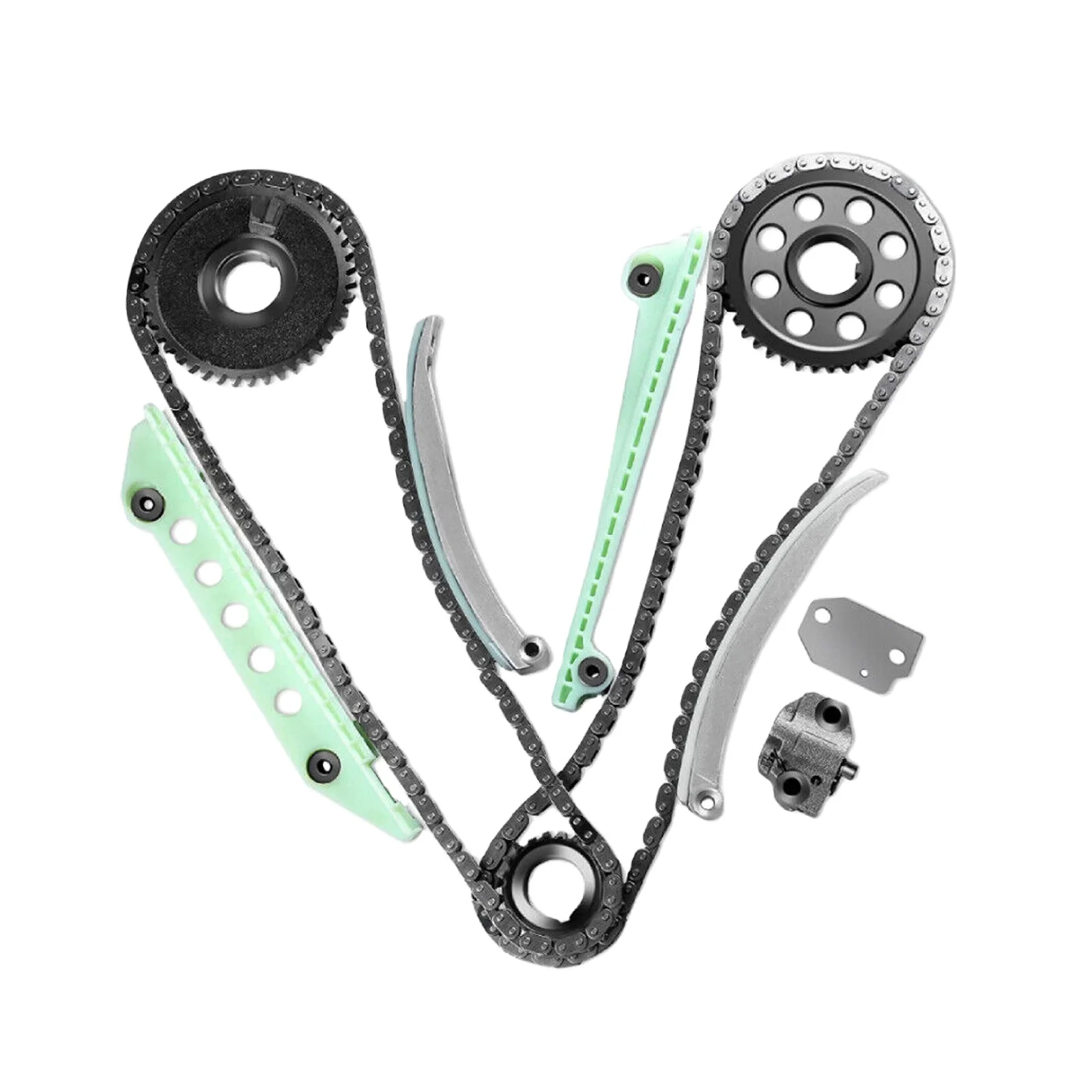 Engine Timing Chain Kit For Ford E-150 Crown Victoria Water Pump Lincoln Town Mercury Grand Marquis Mountaineer 4.6l Gas I.610570776