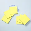 Jaune -7,5 * 7,5 cm
