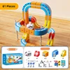 Magnetic multi-shape track set 81-piece-with 1 car