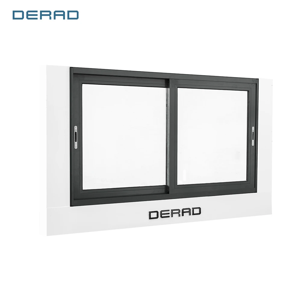 Simple design windows aluminum frame sliding windows for bedroom kitchen home windows customized color