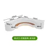 Galvanized steel flower box seat-luminous