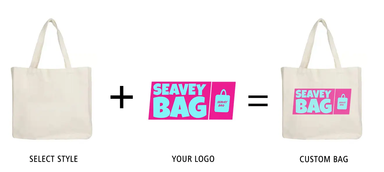 Natural Extra Large Canvas Tote Bag With Logo Printing For Shopping