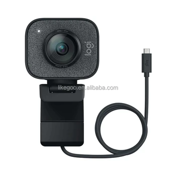 For Logitech StreamCam Full HD 1080P 60fps Webcam with Auto Focus USB C Type C Port Microphone for Live Broadcast Gaming Streami