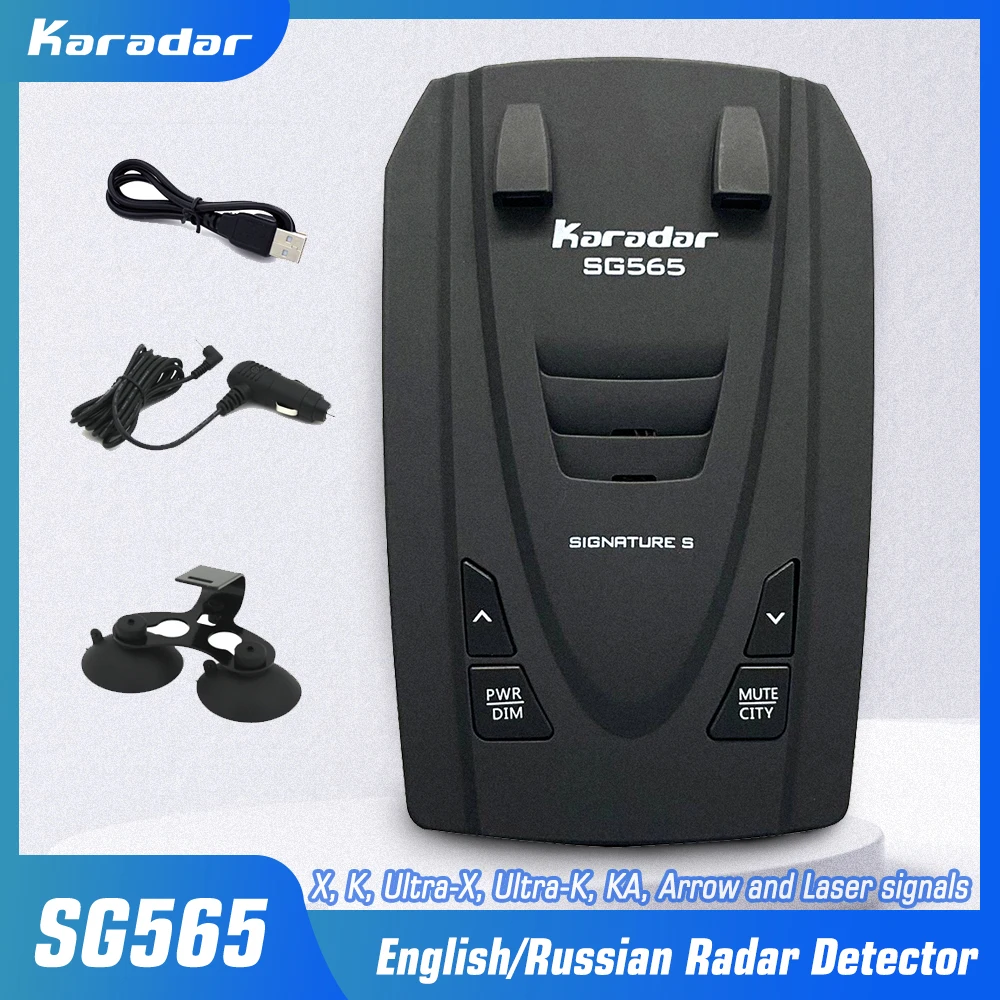 2023 New Karadar 3 In 1 Combo FHD1080P Car DVR GPS Glonass Radar Detector  Signature Video Recorder 3 Inch LCD Display146 Degree