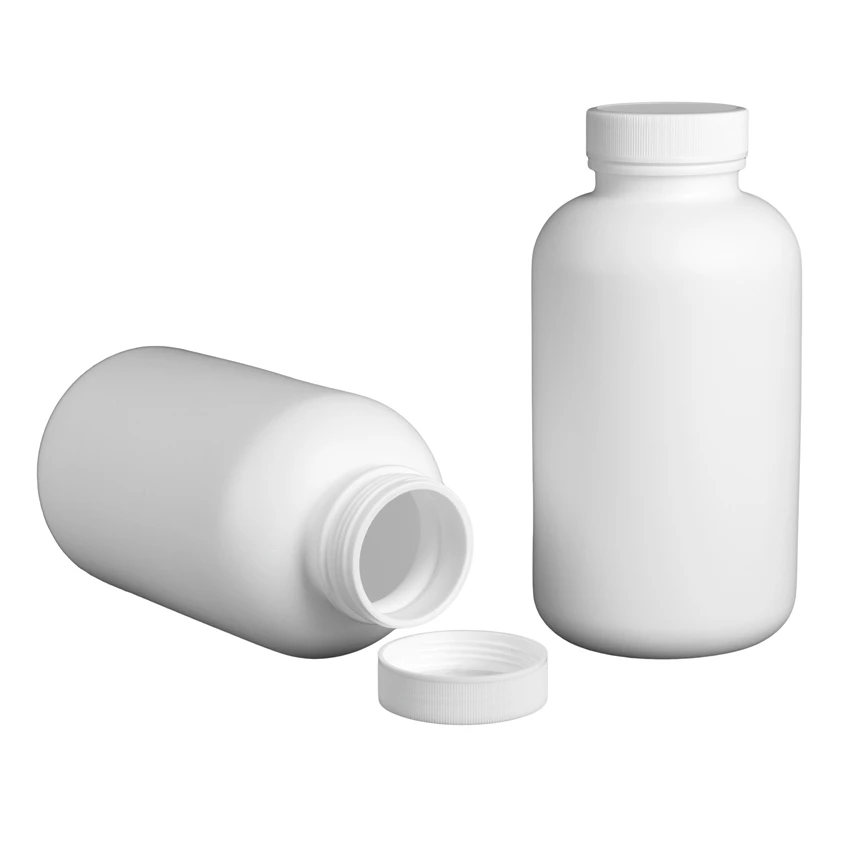 600ml Round Lab Bottle,Polyethylene Bottle With Screw Cap,Pharmacy