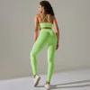 6610 cross bra + pants set   cyan