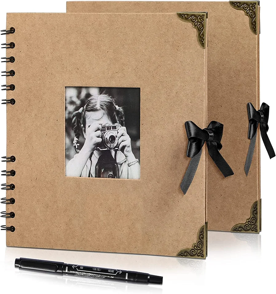 Альбом для фотографий из крафтовой бумаги 4 Х6