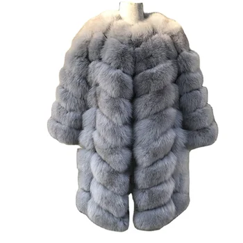 2022 New Fashion style real fox fur coat for women