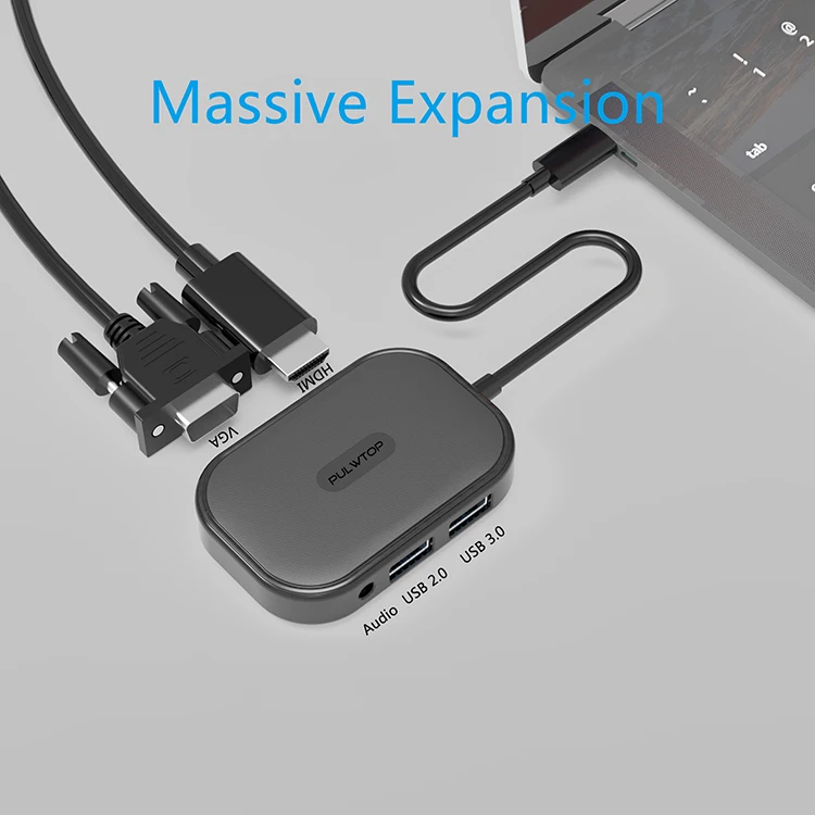 Пултоп Заводская распродажа низкая цена мощность usb концентратор типа c адаптер