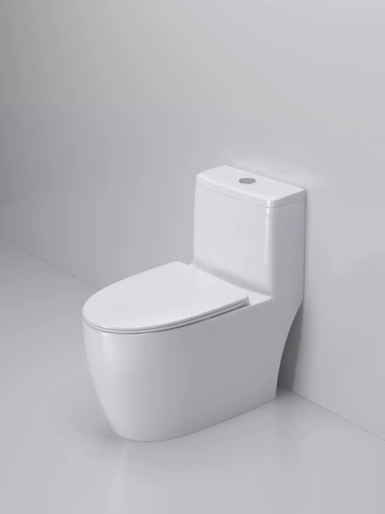 New design modern household toilet bathroom ceramic 2D super swiring one-piece toilet dual flush water closet details