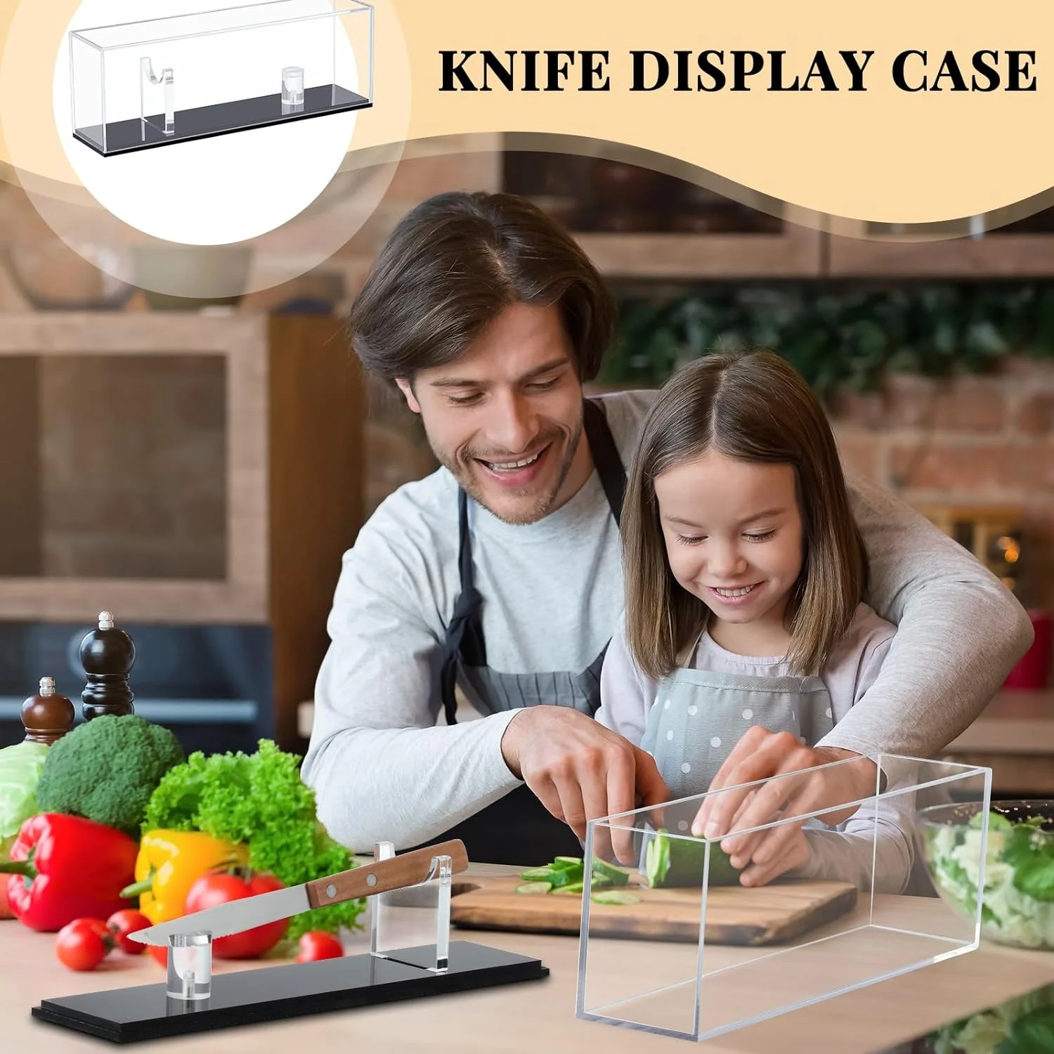 WANLIAN Présentoir De Couteaux, Présentoir De Couteaux à Collectionner