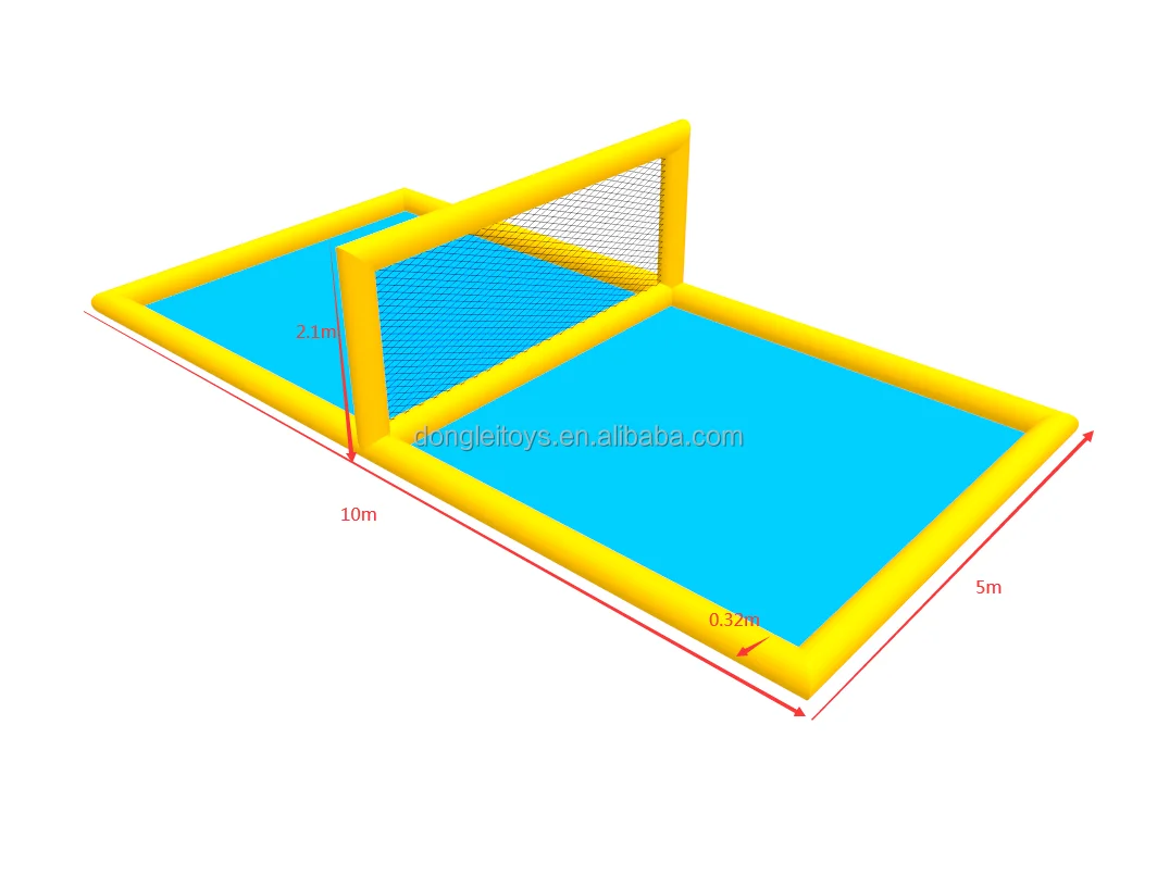 Inflatable Volleyball Net Beach Volleyball Game Set Inflatable