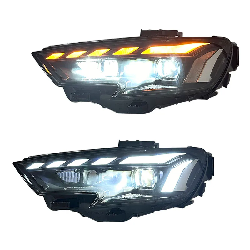 SJC Auto Car Lighting Systems LED Headlights for Audi A3 2017-2020 Head Lights Hot Selling Front Lights Plug and Play
